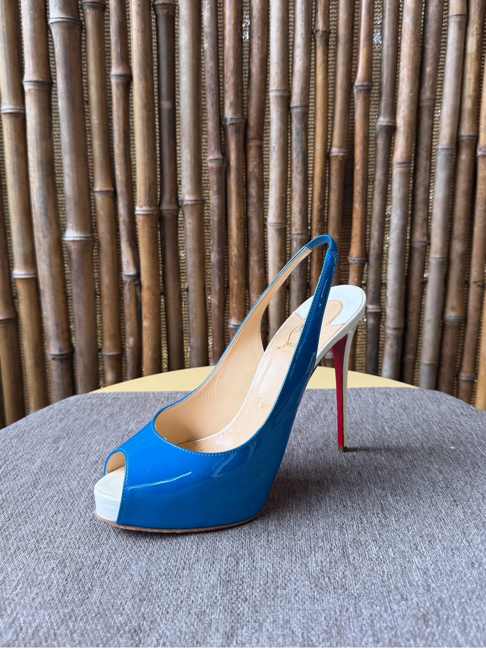 CHRISTIAN LOUBOUTIN sling back heels